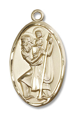 Large Saint Christopher Medal