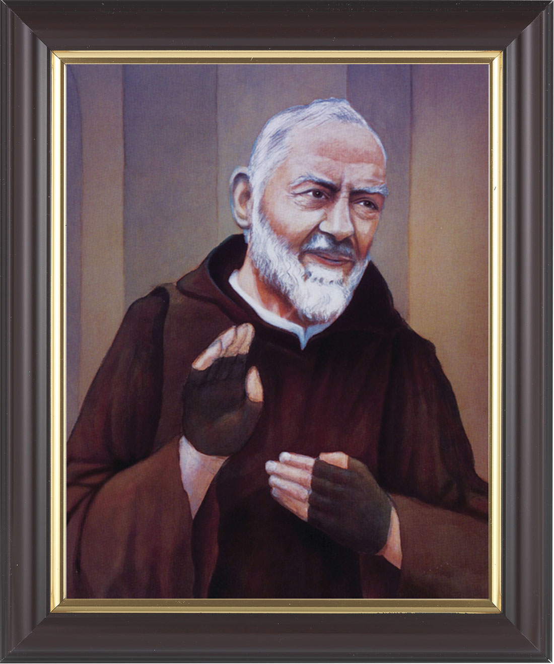 St. Padre Pio 8x10 Framed Print Under Glass