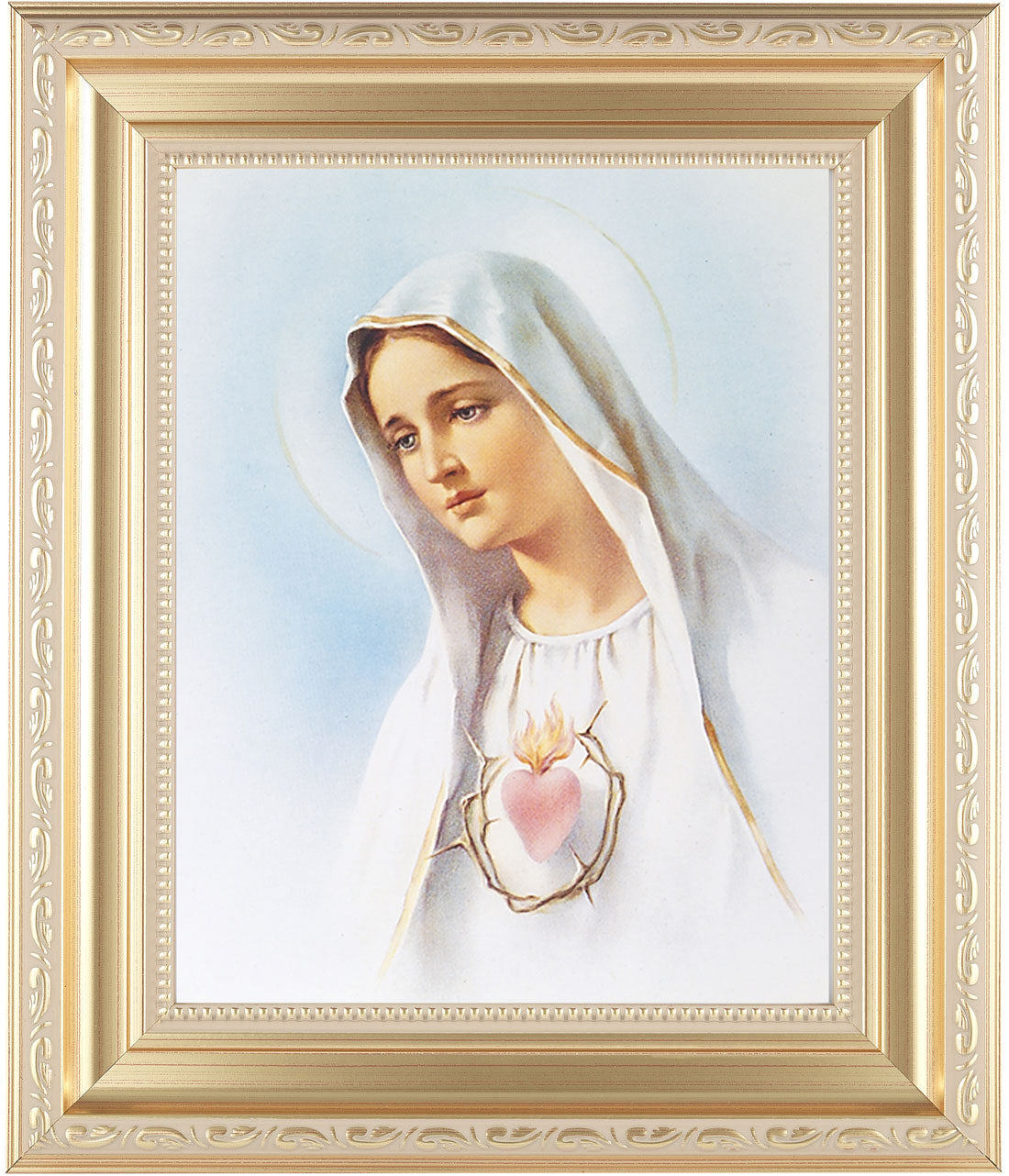 Immaculate Heart of Mary 8x10 Framed Print Under Glass