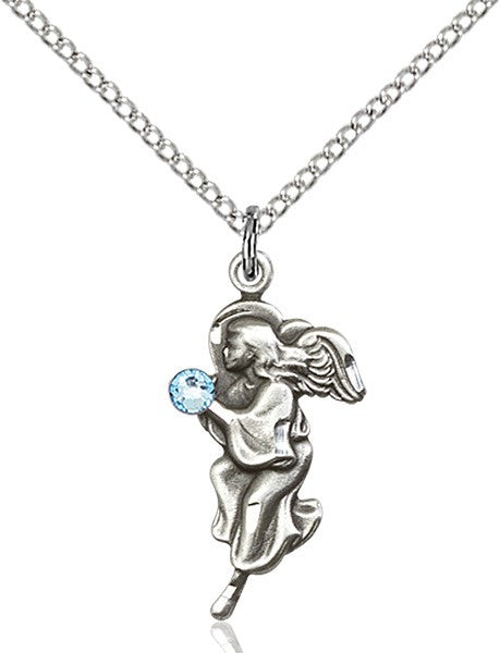 Angel Pendant with Birthstone Options