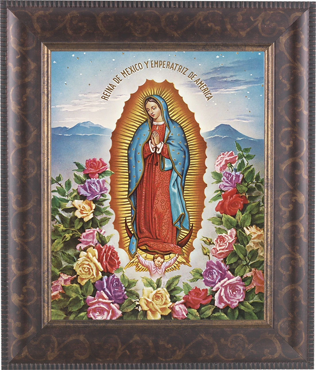 Our Lady of Guadalupe 8x10 Framed Print Under Glass
