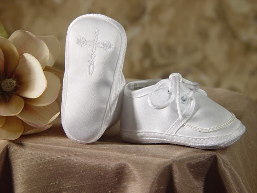 Satin Shoe with Celtic Cross for Boys