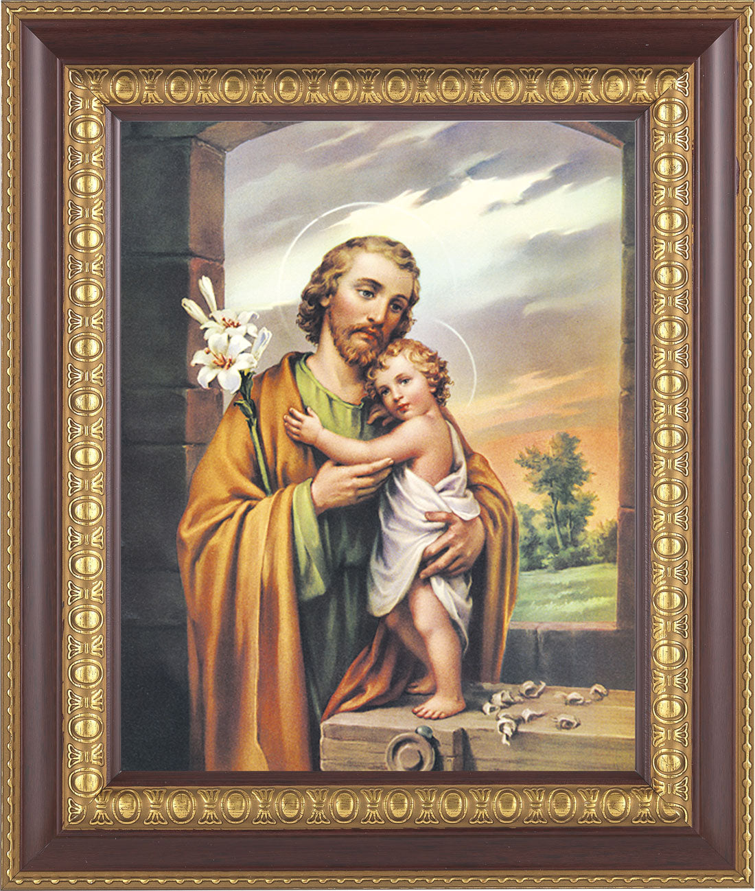 St. Joseph 8x10 Framed Print Under Glass