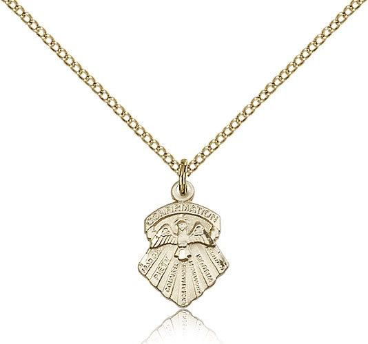 Girl's Seven Gifts Confirmation Pendant