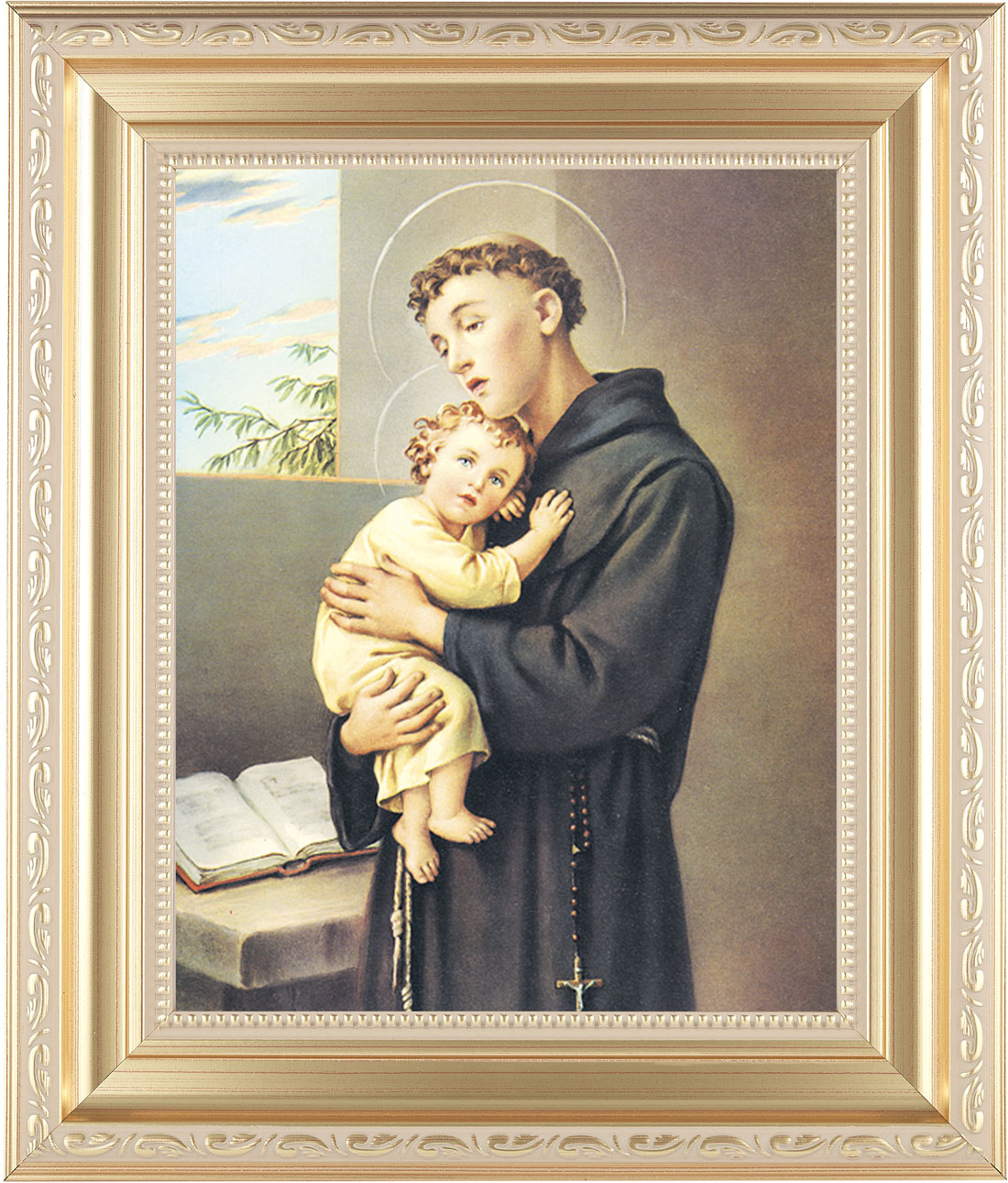 St. Anthony 8x10 Framed Print Under Glass