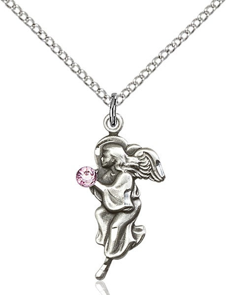 Angel Pendant with Birthstone Options