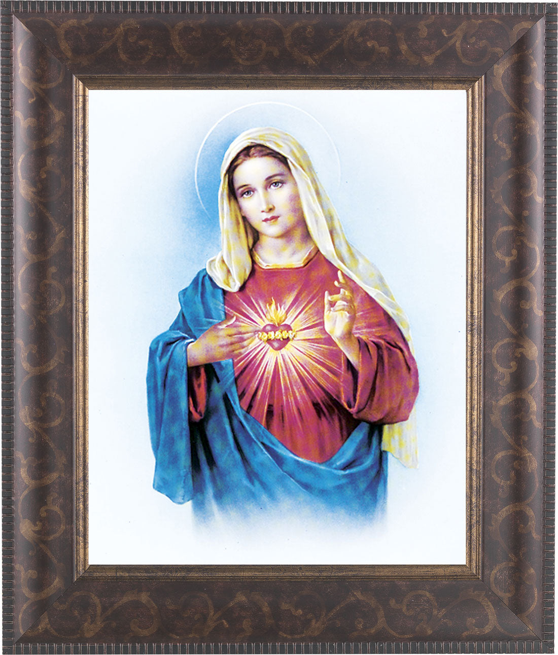 Immaculate Heart of Mary 8x10 Framed Print Under Glass