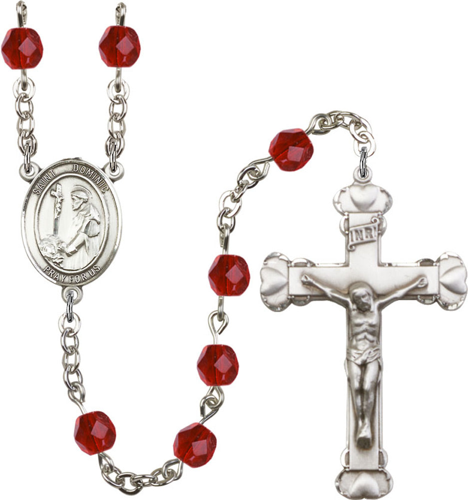 St. Dominic Rosary for Women 12 Birthstone Colors
