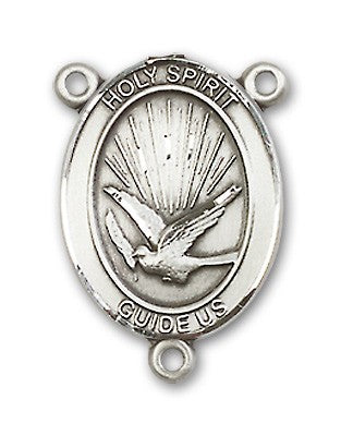 Holy Spirit Rosary Centerpiece Sterling Silver or Pewter