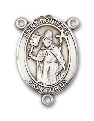 St. Boniface Rosary Centerpiece Sterling Silver or Pewter
