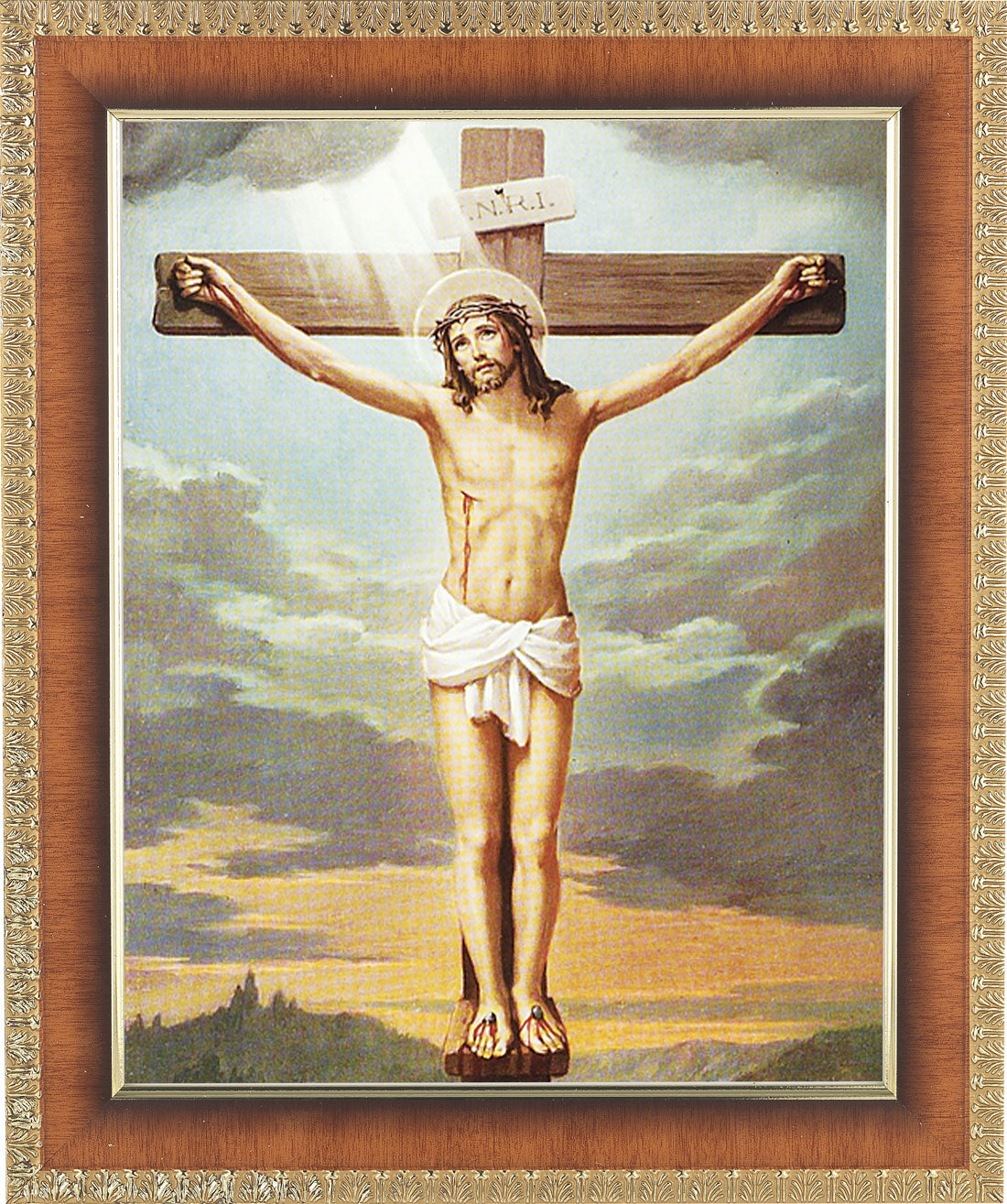 Christ's Crucifixion 8x10 Framed Print Under Glass