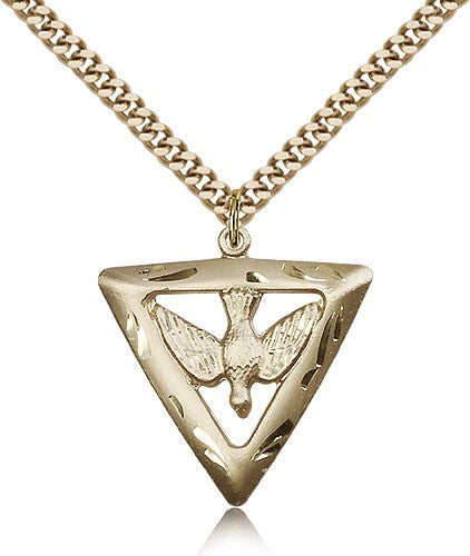 Women's Holy Spirit Triangle Pendant