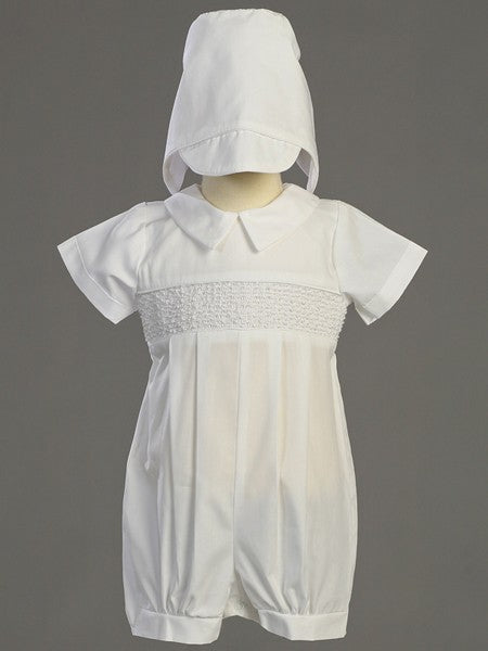 Jeremy Smocked Cotton Romper