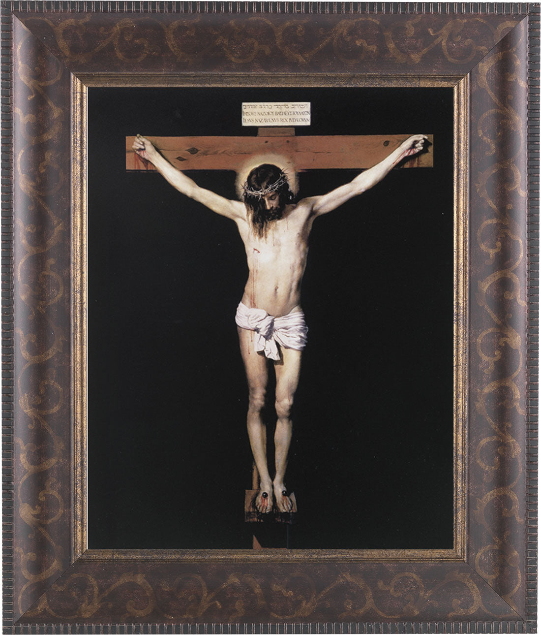 Jesus on the Cross 8x10 Framed Print Under Glass