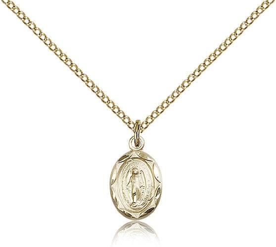 Petite Miraculous Medal Necklace