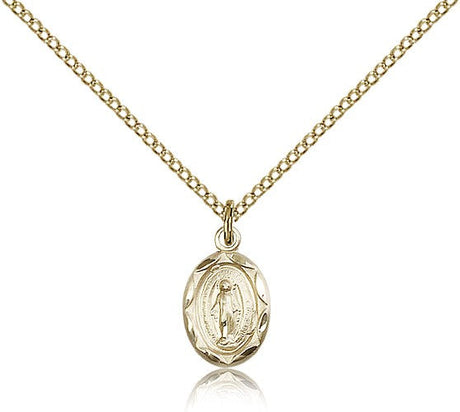 Petite Miraculous Medal Necklace