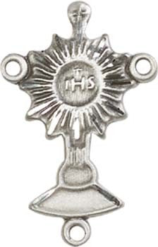 Monstrance Sterling Silver Rosary Centerpiece