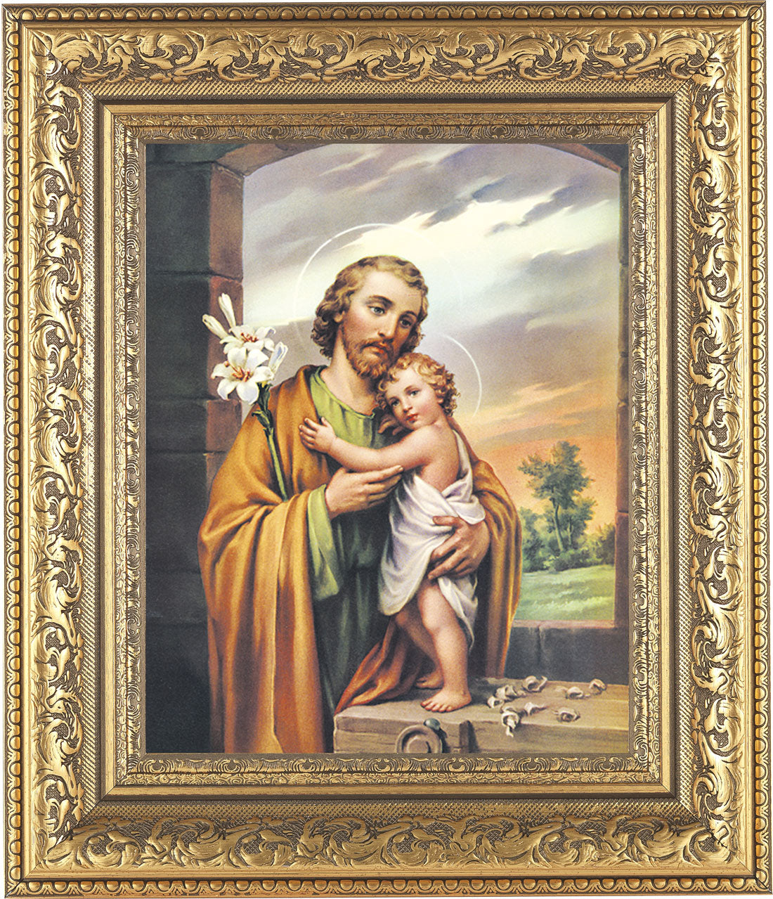 St. Joseph 8x10 Framed Print Under Glass