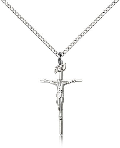 Slimline Crucifix Pendant, Three Sizes Available