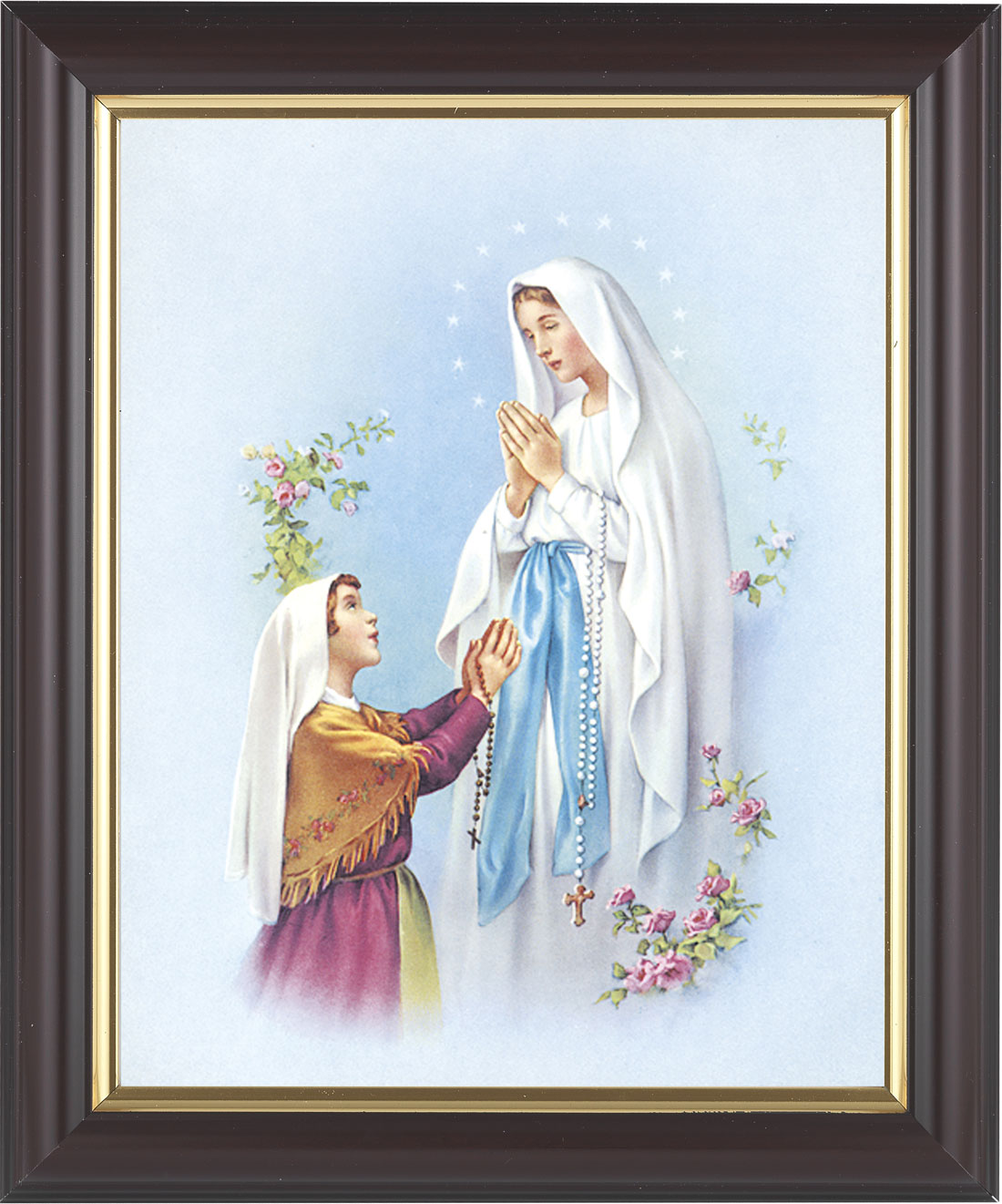 Our Lady of Fatima 8x10 Framed Print Under Glass