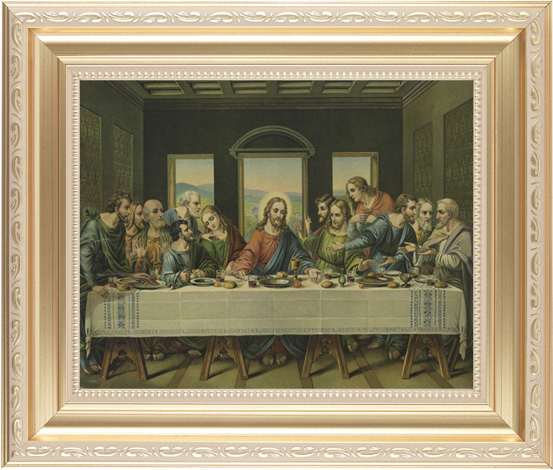 Last Supper 8x10 Framed Print Under Glass