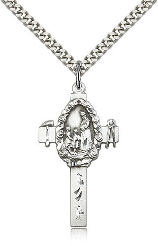 Our Lady of La Salette Cross Pendant