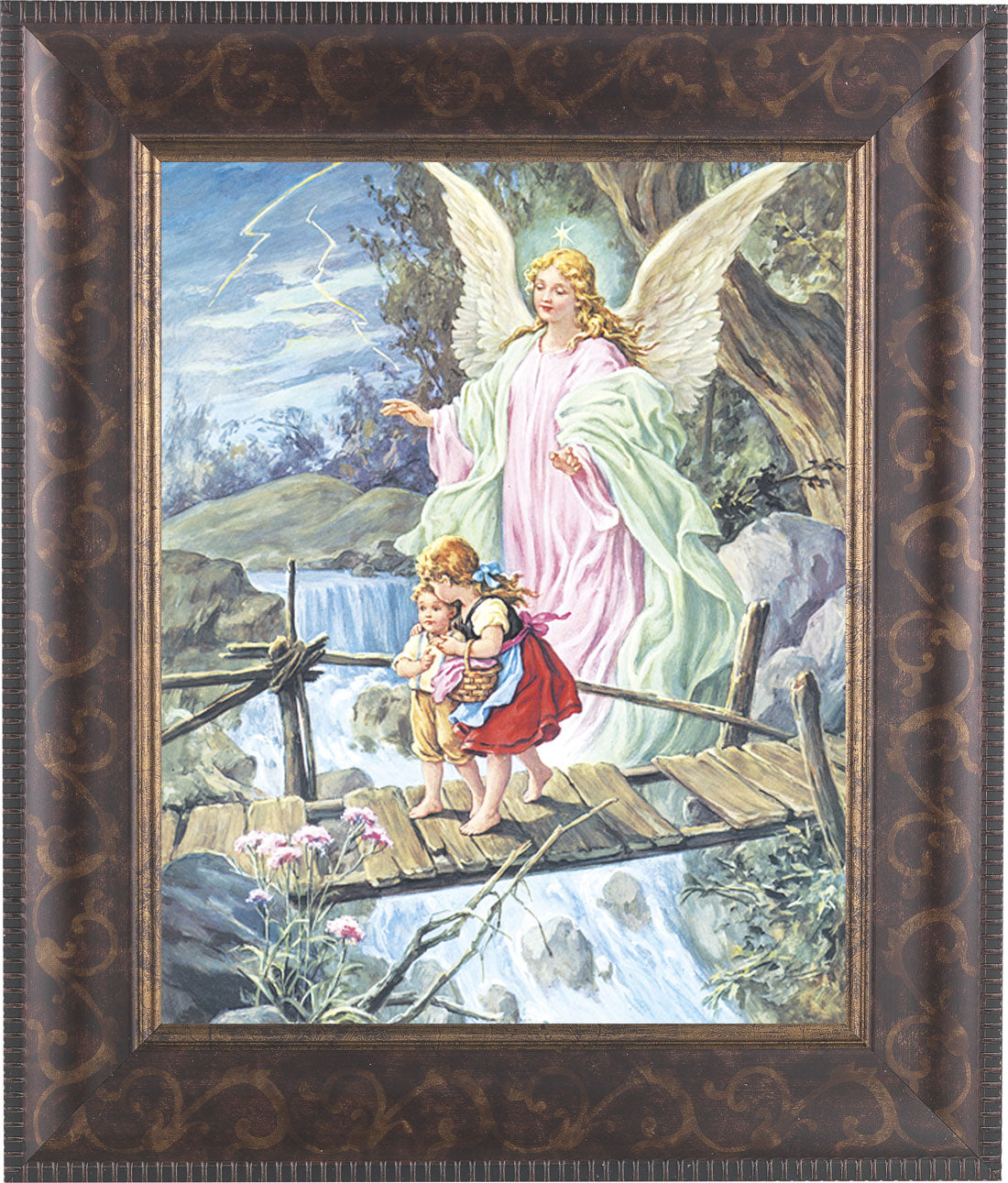 Guardian Angel 8x10 Framed Print Under Glass