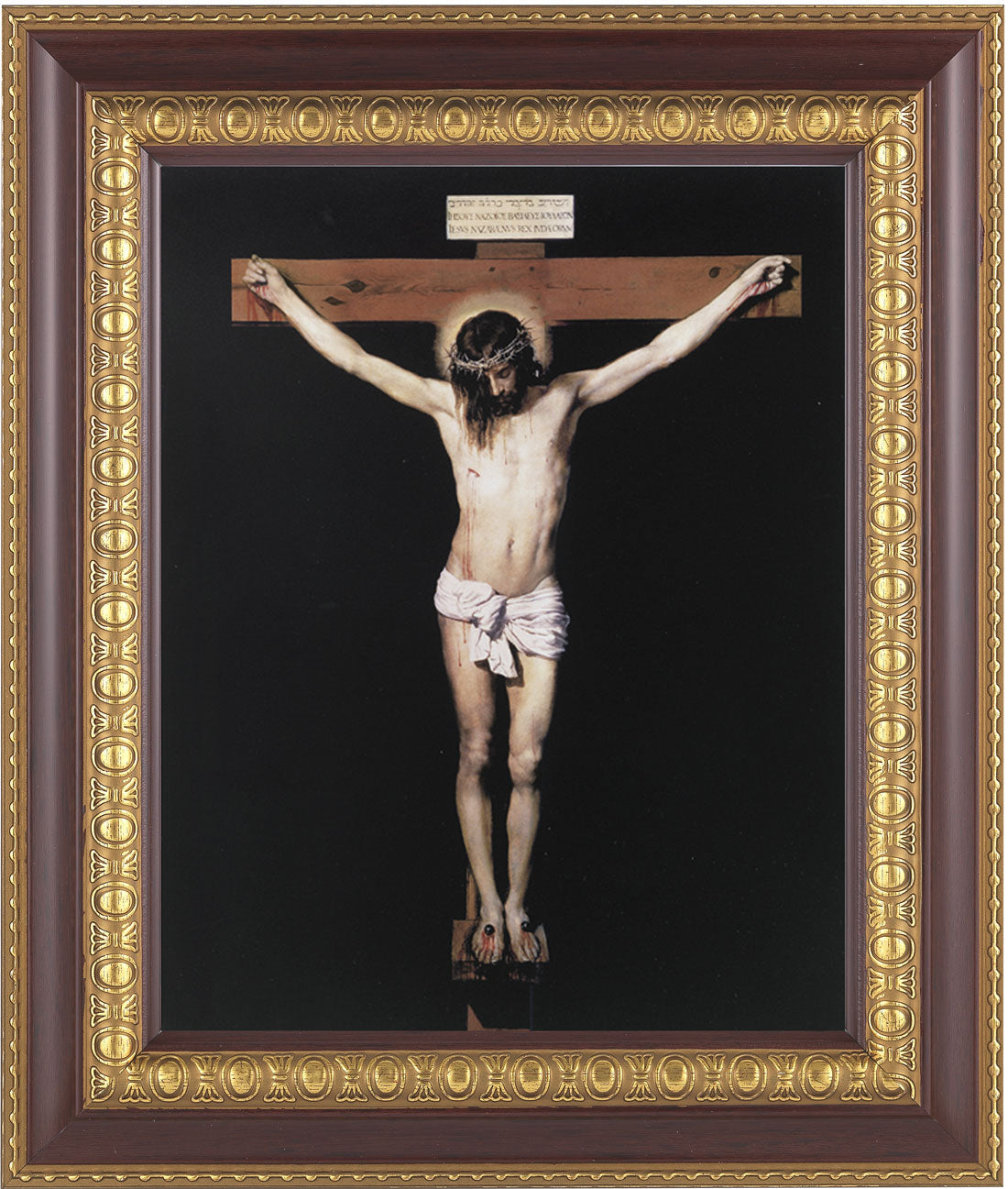 Jesus on the Cross 8x10 Framed Print Under Glass