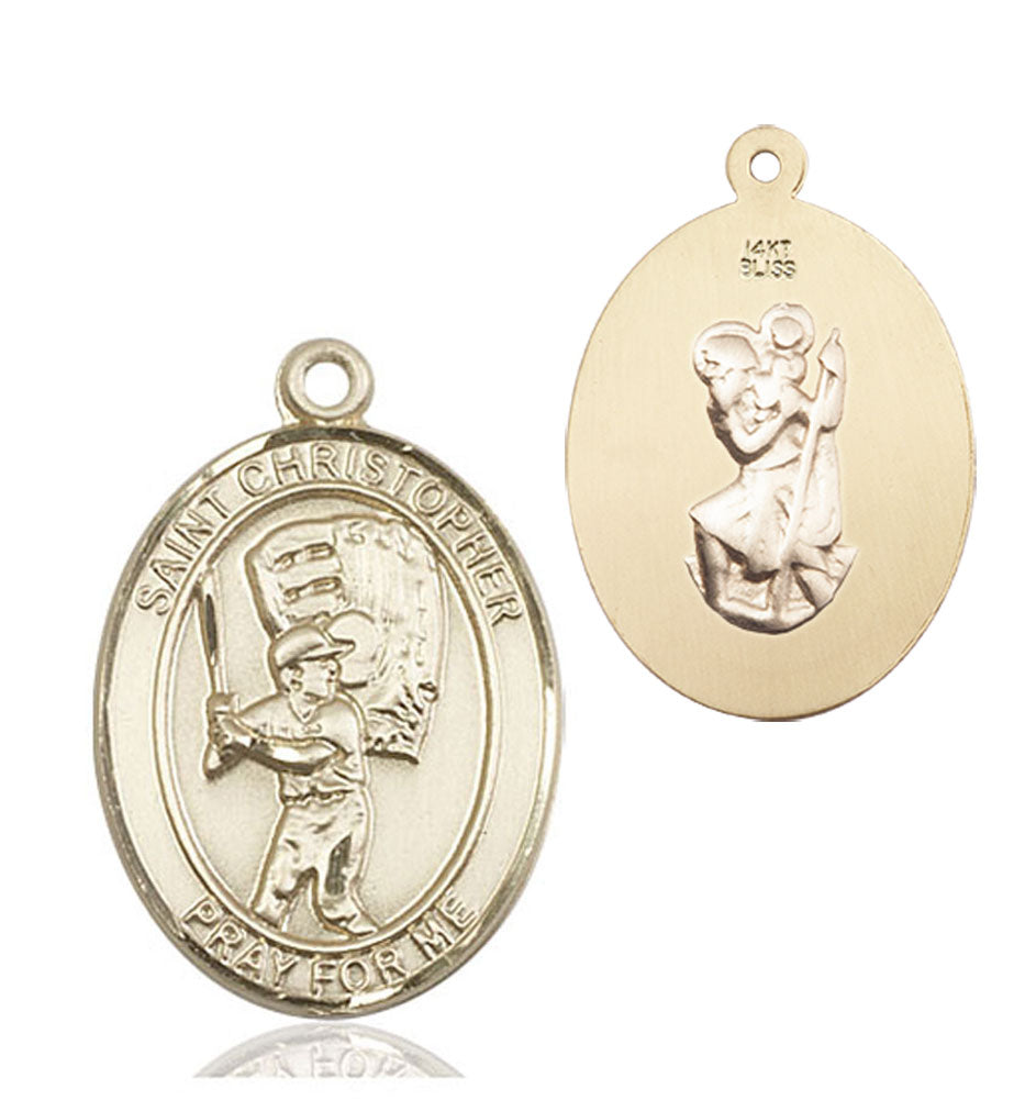 St. Christopher Baseball Medal
