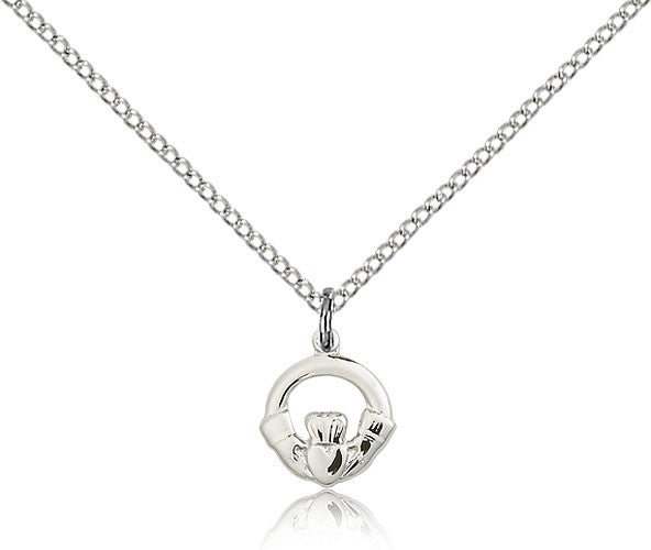 Child's Open Cut Claddagh Pendant