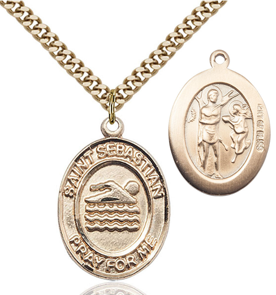 St. Sebastian Swimming Medal