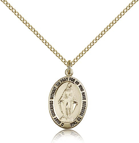 Petite Oval Miraculous Medal