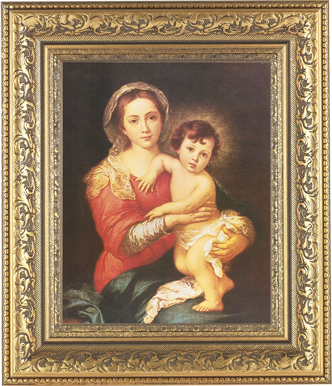 Madonna and Toddler Jesus 8x10 Framed Print Under Glass