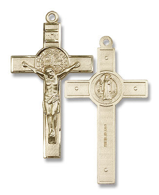 Saint Benedict Crucifix Pendant for Men
