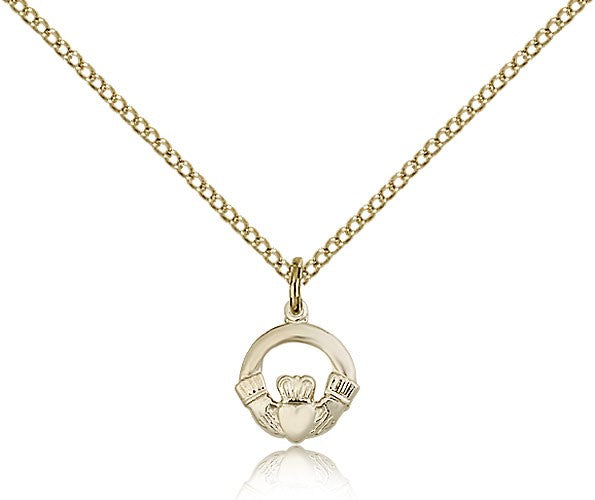 Child's Open Cut Claddagh Pendant