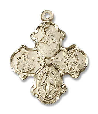 Sacred Heart 4-Way Pendant