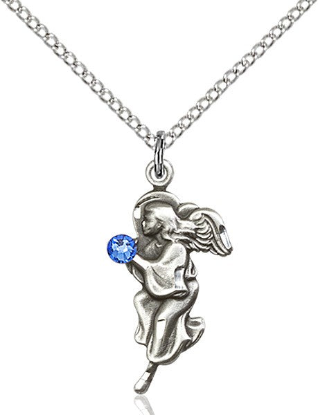 Angel Pendant with Birthstone Options