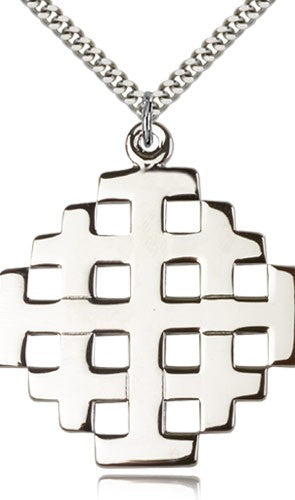 Men's Large Jerusalem Cross Pendant