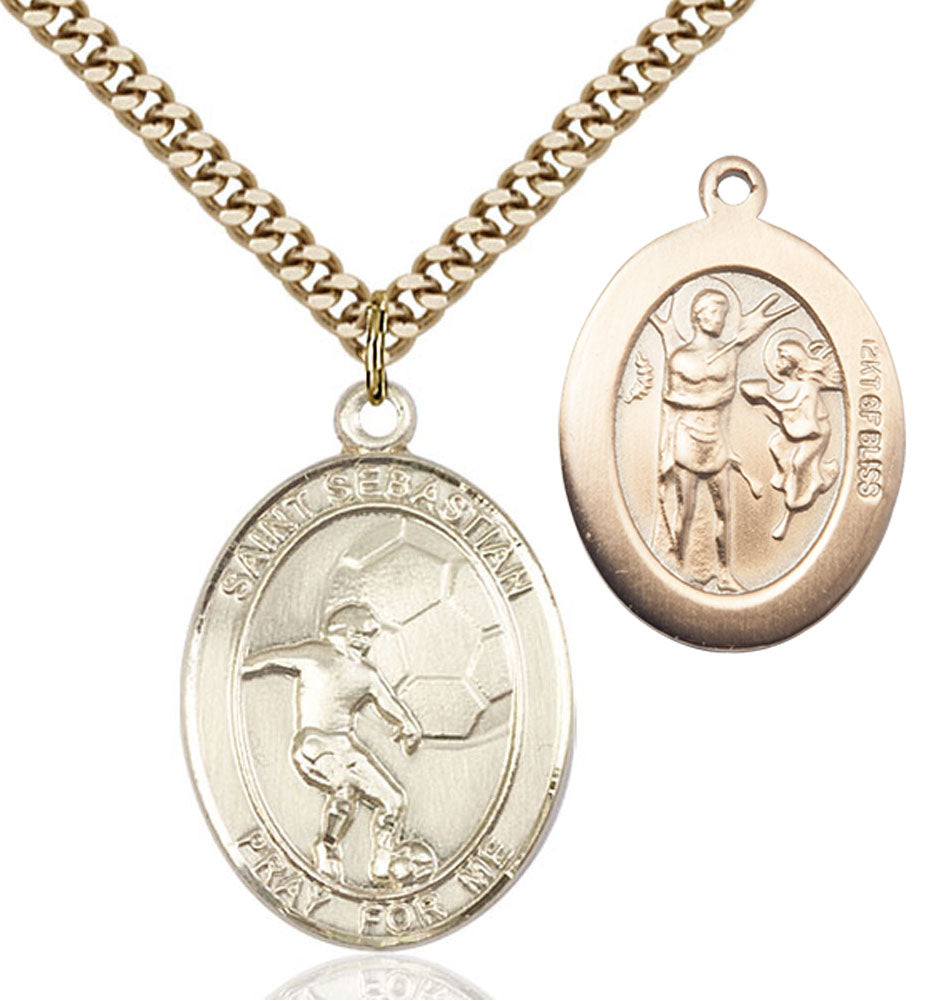 St. Sebastian Soccer Medal