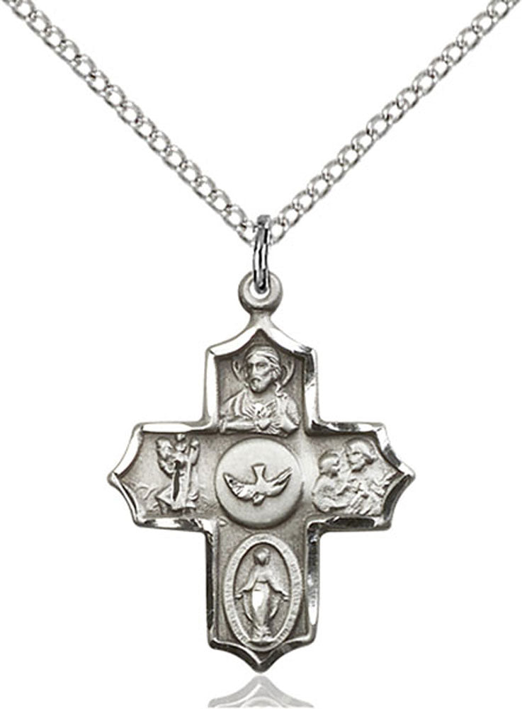 Women's 5-Way Medal with Circle Dove