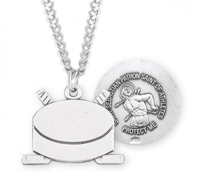 St. Sebastian Hockey Sterling Silver Medal