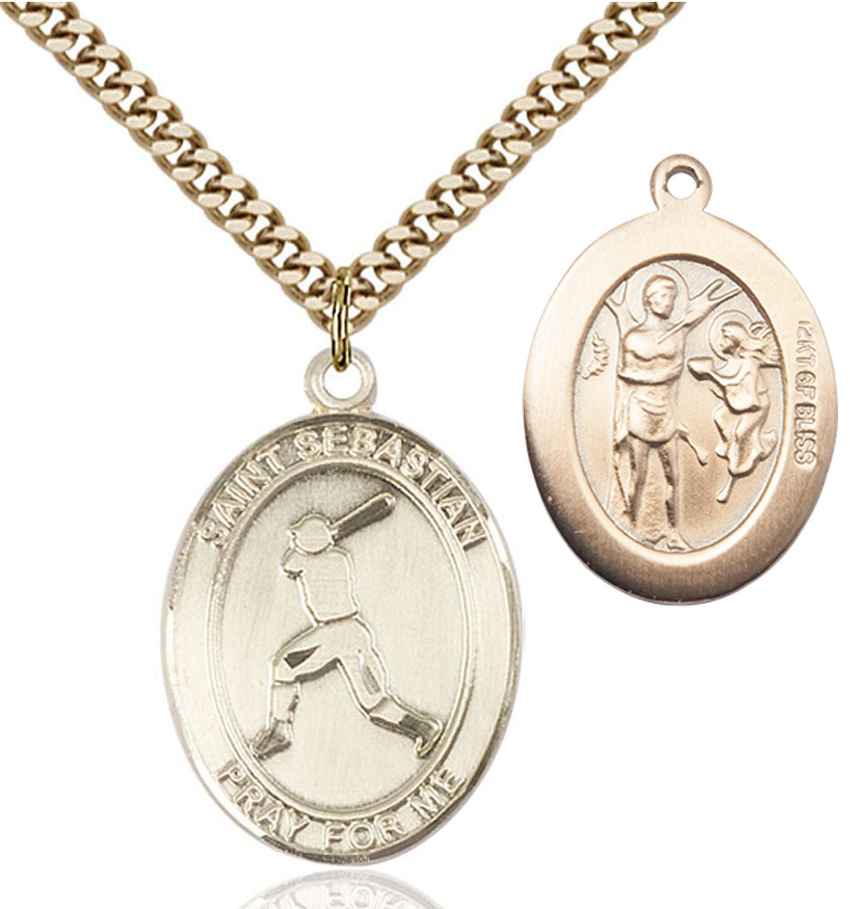 St. Sebastian Baseball Medal