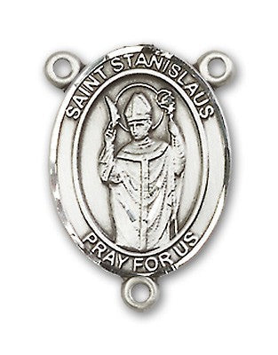 St. Stanislaus Rosary Centerpiece Sterling Silver or Pewter