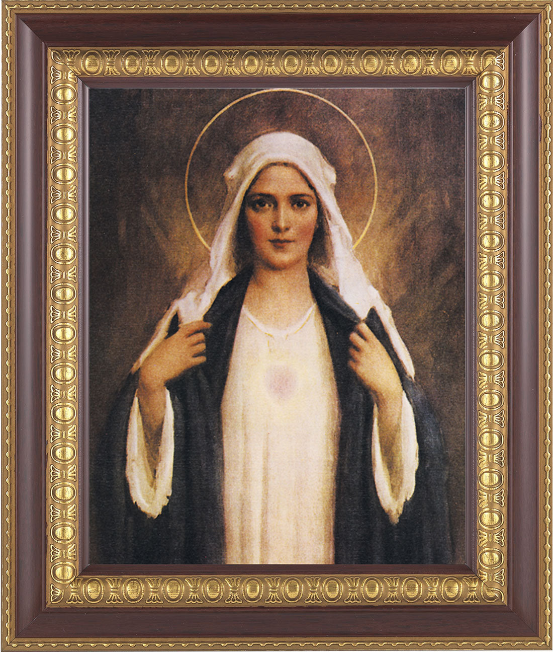 Immaculate Heart of Mary 8x10 Framed Print Under Glass