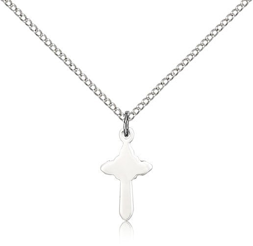 Small Rounded Cross Pendant