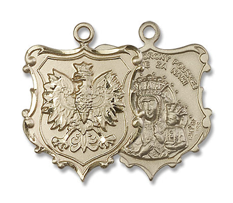 Polish Double-Sided Our Lady of Czestochowa Medal