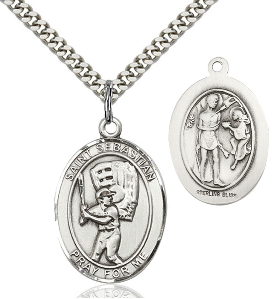 St. Sebastian Baseball Medal