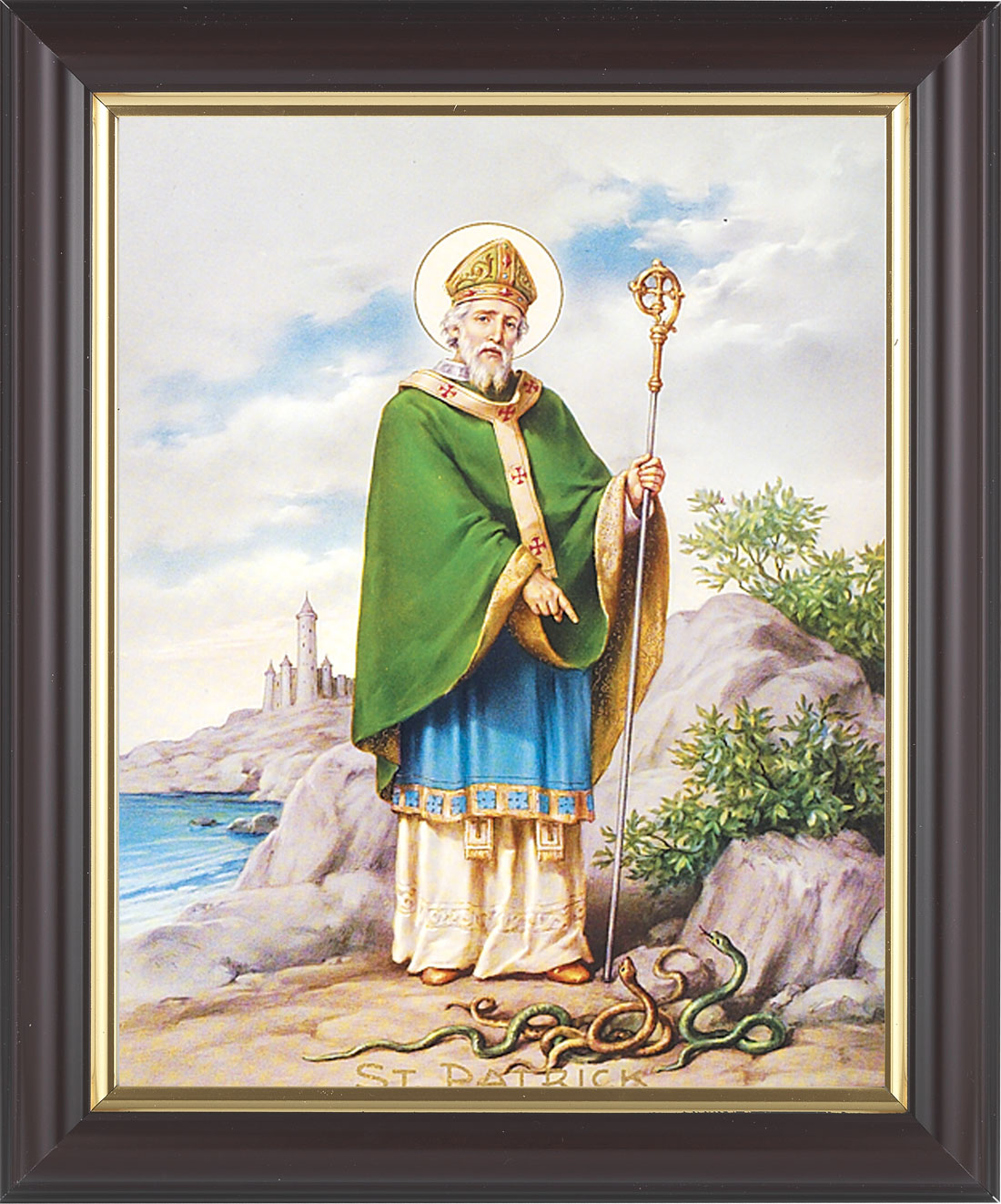 St. Patrick 8x10 Framed Print Under Glass
