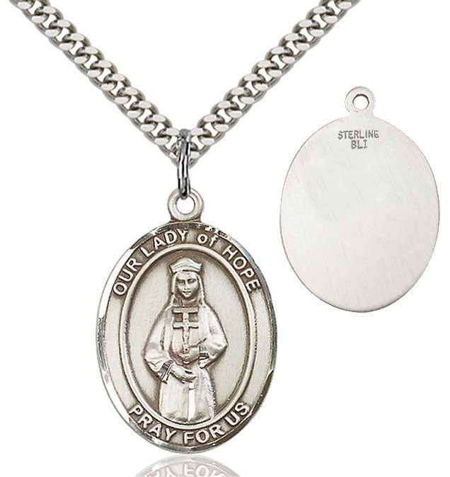 Our Lady of Grace of Hope Patron Saint Medal