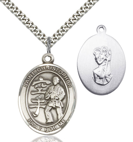 St Christopher Karate Patron Saint Medal